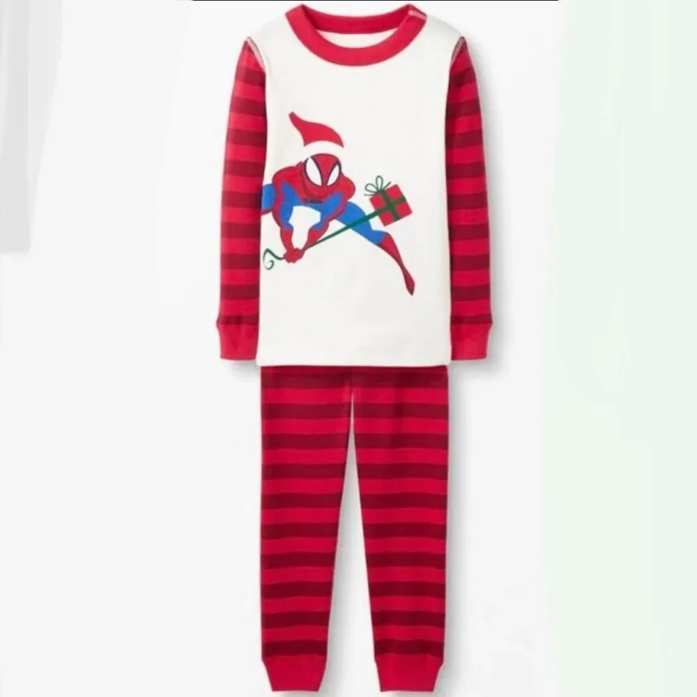 Hanna Andersson Spider-Man 2pc PJ Set NWT Sz‎ 6-12m 70cm